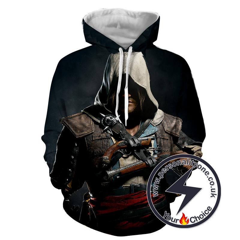 Assassin's Creed 3D - Edward - Assassin's Creed Hoodies